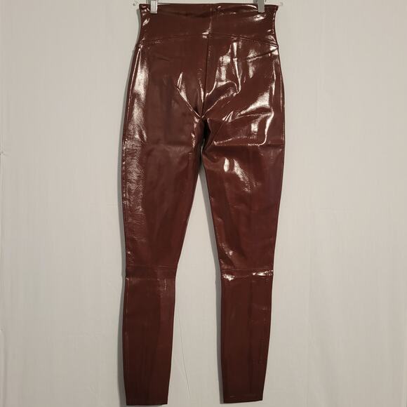 SPANX faux patent leather ruby Leggings - Picture 5 of 7